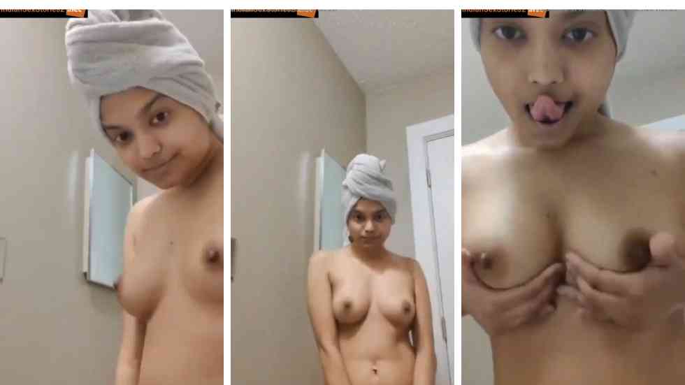 Nude bathroom Instagram photo in sex mms