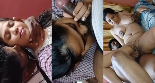 Desi MMS Porn of Desi Mallu Wife Blowjob and Fucking