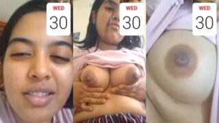 Viral XXX MMS of Cute Desi Girl Shows Boobs and Pussy